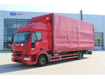 Curtainsider truck Iveco EUROCARGO ML 120E24, SLEEPING CABIN