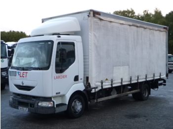 Curtainsider truck Renault Midlum 180 dci 4x2 curtain sider