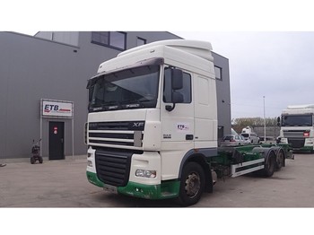 Cab chassis truck DAF 105 XF 410 Space Cab (6X2 / 8 TIRES / MANUAL GEARBOX / 8 ROUES / BOITE MANUELLE): picture 1
