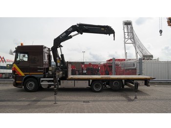 Truck DAF 95.430 SC 6X2 OPENBOX WITH HIAB 477 EP-5 HiPro MANUAL GEARBOX: picture 1