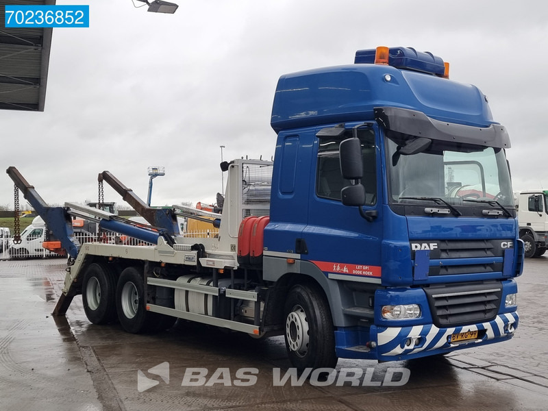 Skip loader truck DAF CF85.360 6X2 NL-Truck SC 18 Tonnes ADR Liftachse Euro 5: picture 4