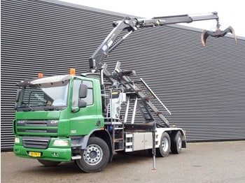 Cable system truck DAF CF 75.310 EURO 5 / 6x2/4 - CRANE + CONTAINER SYSTEM: picture 1