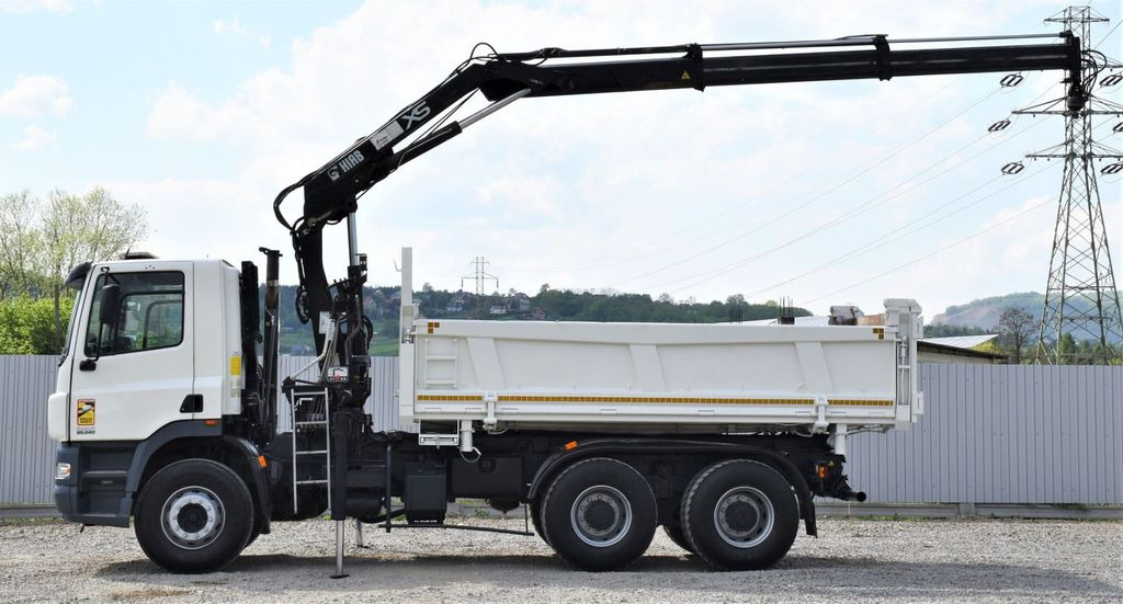 Crane truck, Tipper DAF CF 85.340 KIPPER 4,90 m + KRAN *6x4: picture 6