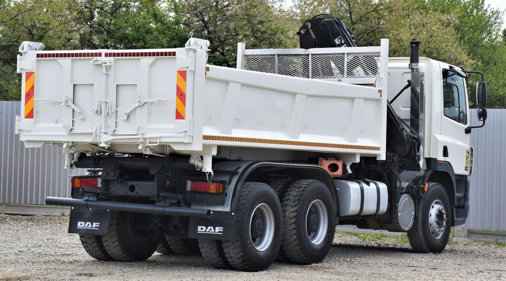 Crane truck, Tipper DAF CF 85.340 KIPPER 4,90 m + KRAN *6x4: picture 7