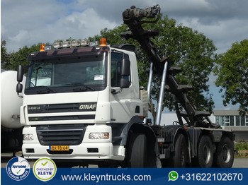 Skip loader truck DAF GINAF X 4243 LS 8x4 manual euro 5: picture 1
