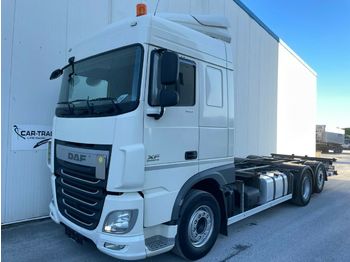 Container transporter/ Swap body truck DAF XF 460 LBW / Standklima / ACC: picture 1