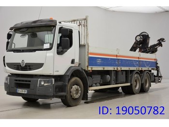 Dropside/ flatbed truck Renault Premium Lander 410 DXi - 6x2