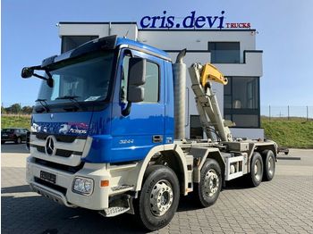 Hook lift truck Mercedes-Benz 3244 8x4 Moser Hakengerät | Retarder Euro 5