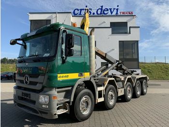 Hook lift truck Mercedes-Benz 4448 10x4 Palift Hakengerät | Euro 5 | Retarder