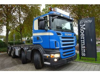 Hook lift truck Scania R480 8x2 AP Achse
