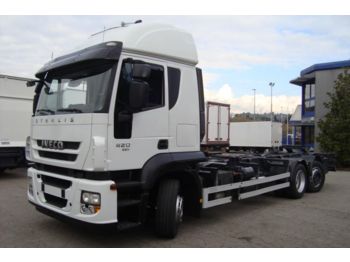Container transporter/ Swap body truck IVECO AT260S42Y/FS E5: picture 1