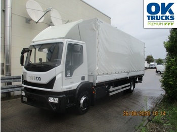 Curtainsider truck IVECO Eurocargo ML140E28/P EVI_C Euro6 Klima AHK ZV: picture 1
