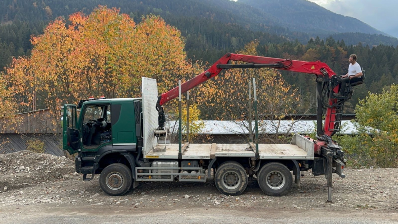 Timber truck, Crane truck IVECO IVECO AT380TW45 AT380TW45: picture 4