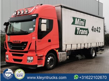 Curtainsider truck Iveco AS190S42 STRALIS euro 6 taillift: picture 1