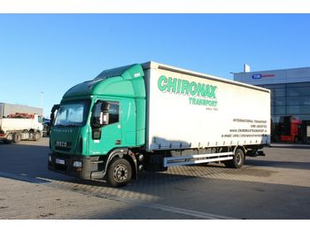 Curtainsider truck Iveco EUROCARGO 160E28, HYDRAULIC LIFT, EURO 5 EEV: picture 1