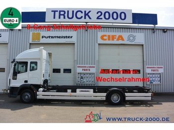 Container transporter/ Swap body truck Iveco EuroCargo 120E25 Ackermann verbreiterbar Telma: picture 1