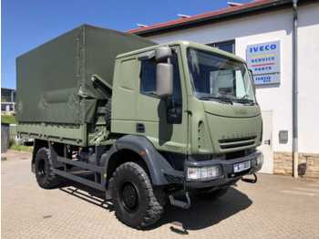 Curtainsider truck Iveco Eurocargo ML100E21 4x4 Singlebereift Expedition: picture 1