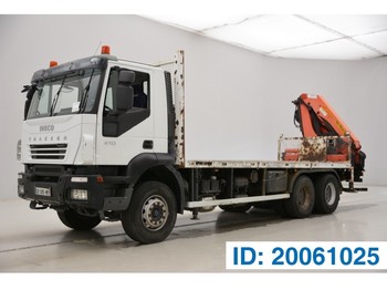 Dropside/ Flatbed truck Iveco Trakker 410 - 6x4: picture 1