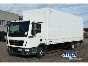 Curtainsider truck MAN 12.220 TGL/LBW/3 Sitze/AHK: picture 1