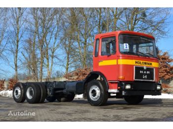 Cab chassis truck MAN 22.220 6x2 1987 chassis: picture 1