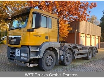 Container transporter/ Swap body truck MAN 35.440  8x2-4 BL   Haken Meiller: picture 1