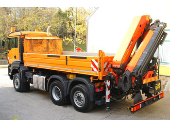 Tipper, Crane truck MAN TGA 28.400 6x4-4/TÜV/Palfinger PK 23002/Winterd.: picture 3
