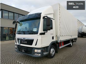 Curtainsider truck MAN TGL 8.220 4X2 BL/Ladebord./ Rückfahrkamera/ Navi: picture 1
