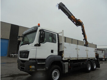 Crane truck MAN TGS 26.440 + Euro 5 + Effer 255 Crane + REMOTE + Very Good condition: picture 2