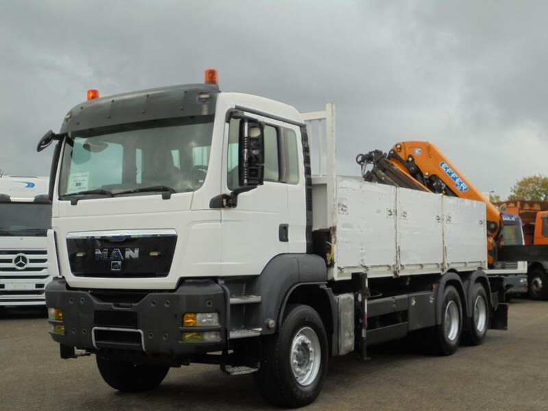 Crane truck MAN TGS 26.440 + Euro 5 + Effer 255 Crane + REMOTE + Very Good condition: picture 11