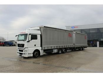 Curtainsider truck MAN TGX 24.440 6x2 EURO 5 EEV + SVAN CHT202: picture 1