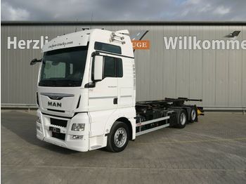 Container transporter/ Swap body truck MAN TGX 26.440 LL Intarder*Göbel Multi Hub*Lenk/Lift: picture 1