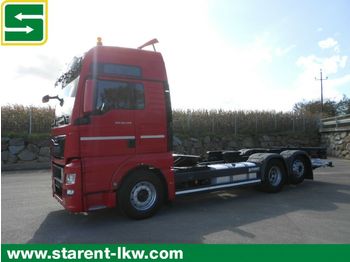 Container transporter/ Swap body truck MAN TGX 26.440 XXL, BDF, 6x2, AHK, LBW: picture 1