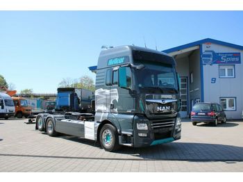 Container transporter/ Swap body truck MAN  TGX 26.640 D38 TOP-Zustand Voll Voll: picture 1