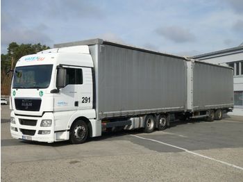 Curtainsider truck MAN TGX 480 6x2 + Svan 120m3: picture 1