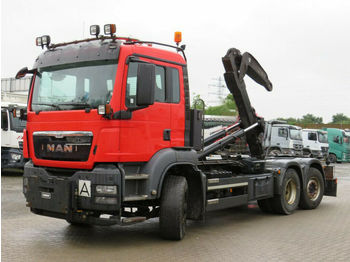 Hook lift truck MAN TG-S 26.480 6x4H-2 BL Abrollkipper Schub/Knickar: picture 1