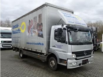 Curtainsider truck MERCEDES-BENZ Atego 1222 L Koffer+HF: picture 1