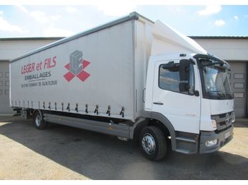 Curtainsider truck Mercedes-Benz ATEGO 1218: picture 1