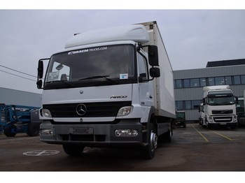 Box truck Mercedes-Benz ATEGO 1218+Box 6.2m +D'Hollandia 1500kg: picture 1