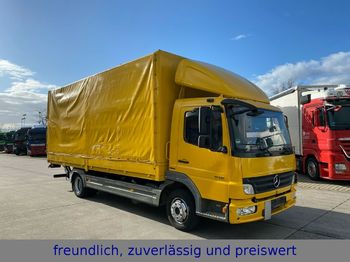 Curtainsider truck Mercedes-Benz * ATEGO 818 * PR.PL  * MBB BÄR 1 TON * BORDWAND: picture 1
