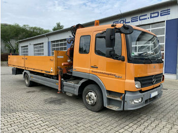 Dropside/ Flatbed truck, Crane truck Mercedes-Benz ATEGO 924 4x2 Euro 4 Pritsche 6 m Kran bis 7,2 m: picture 1