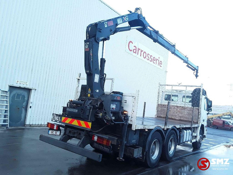 Dropside/ Flatbed truck, Crane truck Mercedes-Benz Actros 2641 Hiab 122 BS3 remote: picture 8