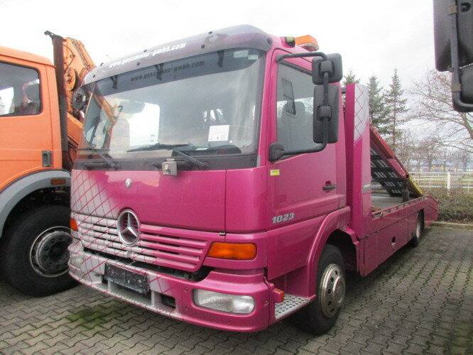 Autotransporter truck Mercedes-Benz Atego 817L 4x2 Atego 817L   4x2, Autotransporter,  2x VORHANDEN!: picture 9
