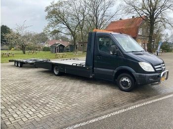 Autotransporter truck Mercedes-Benz Sprinter 518 automatic car transporter with trai: picture 1