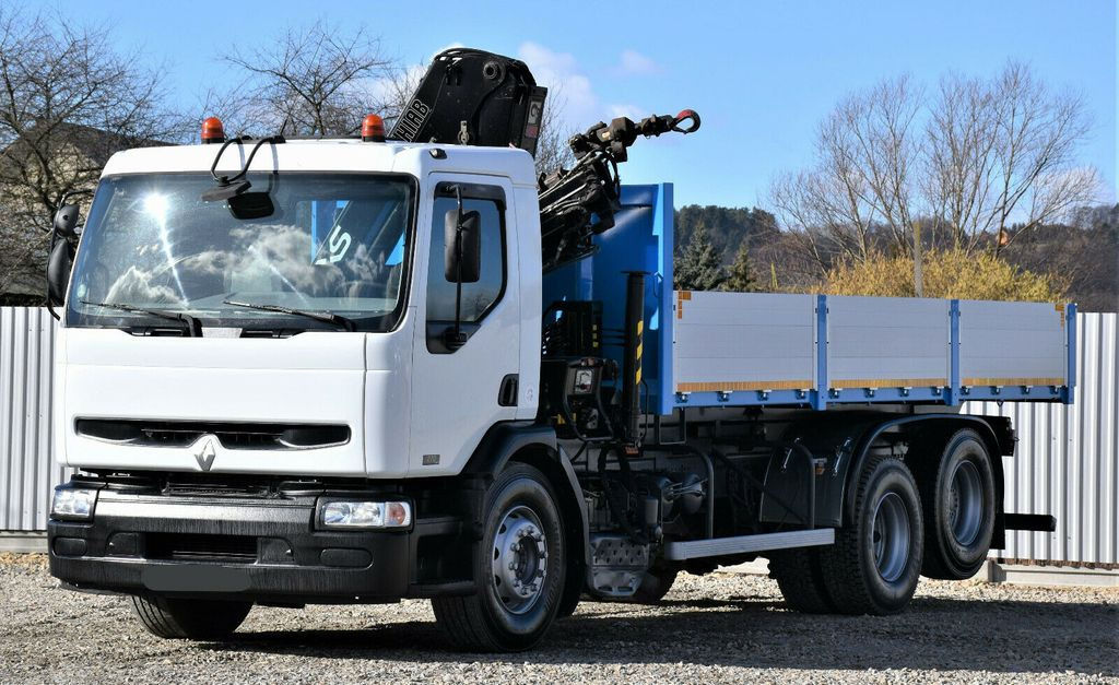 Tipper, Crane truck Renault Premium 320 *KIPPER 6,30m+HIAB 122B-2 DUO: picture 3