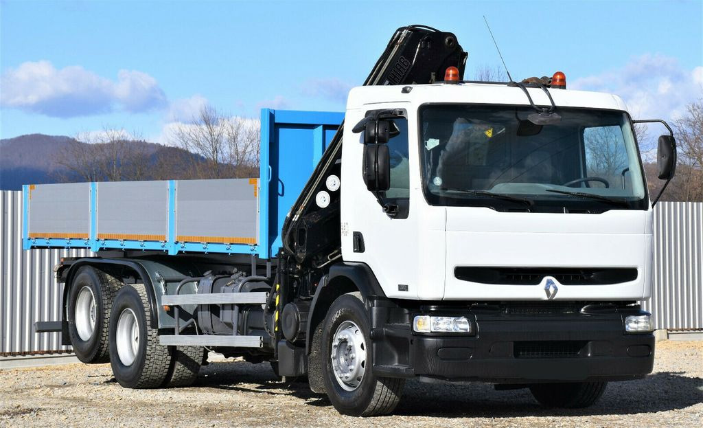 Tipper, Crane truck Renault Premium 320 *KIPPER 6,30m+HIAB 122B-2 DUO: picture 4