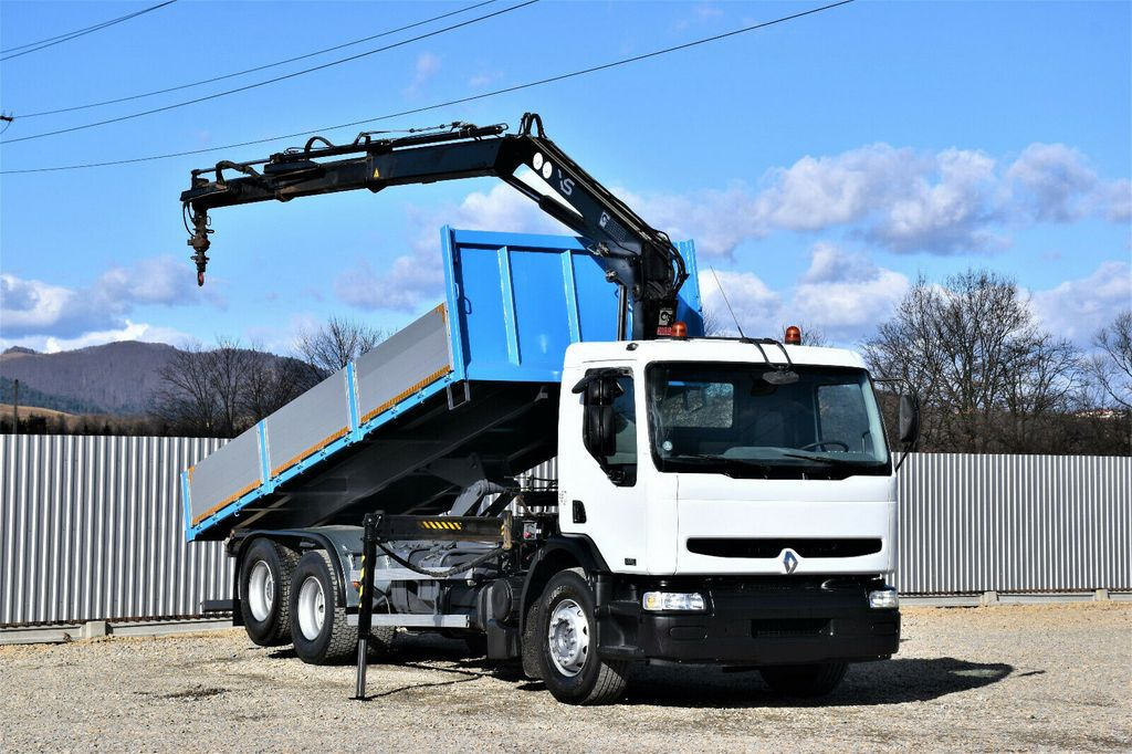 Tipper, Crane truck Renault Premium 320 *KIPPER 6,30m+HIAB 122B-2 DUO: picture 2