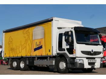 Curtainsider truck RENAULT Premium 430