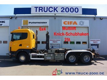 Hook lift truck Scania 124G470 6x4 Multilift Knick- Schub Haken 25 to.: picture 1
