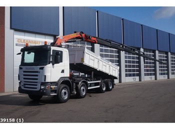 Tipper Scania G 480 8x4 Retarder Palfinger 23 ton/meter laadkraan: picture 1