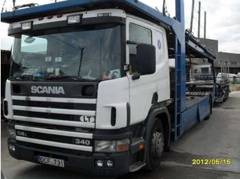 Autotransporter truck Scania P114LB: picture 1